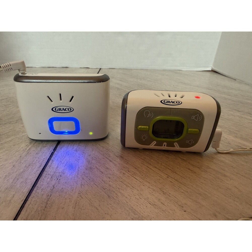 Graco Direct Connect Digital Baby Monitor White Grey Parent Screen Child Unit